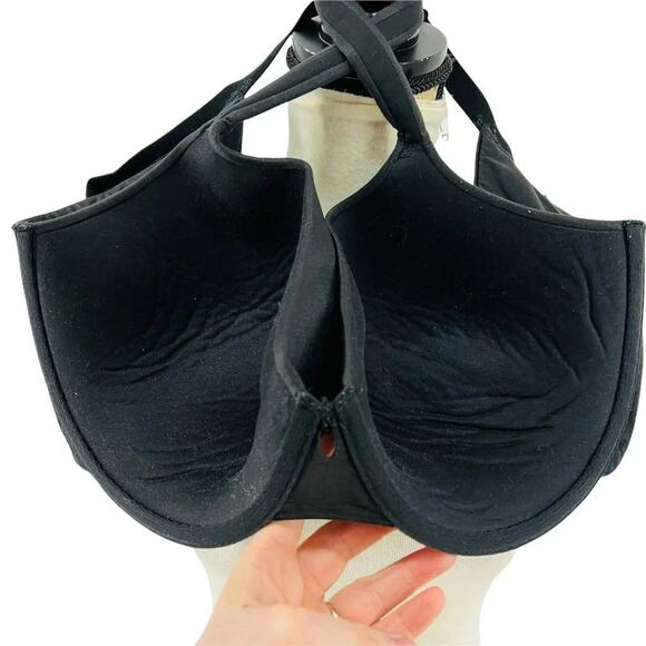 Lane Bryant Cacique Black Lightly Lined Full Coverage Bra Size 44DDD - Picture 5 of 9